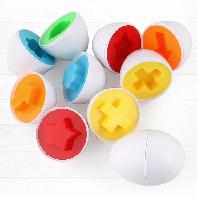 Matching Montessori Sensory Educational Eggs - Image 19