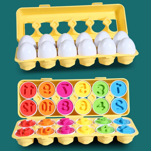 Matching Montessori Sensory Educational Eggs - Image 11