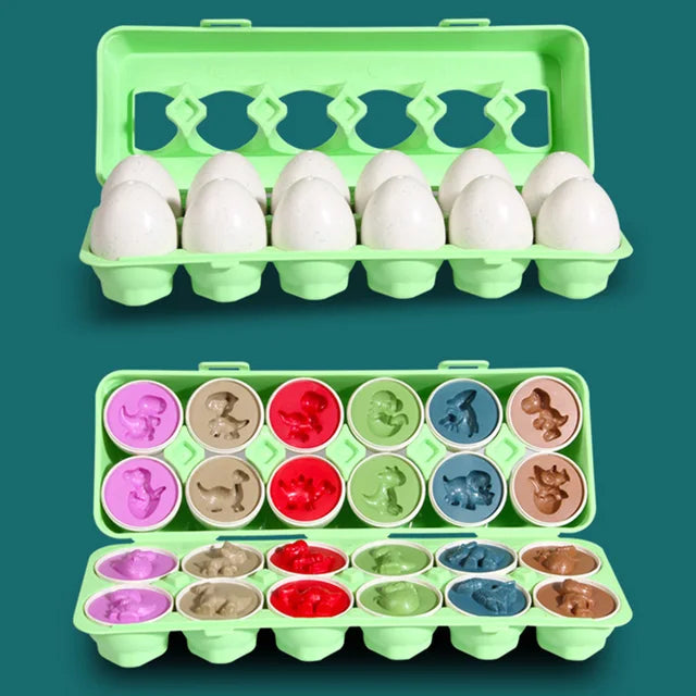 Matching Montessori Sensory Educational Eggs - Image 14